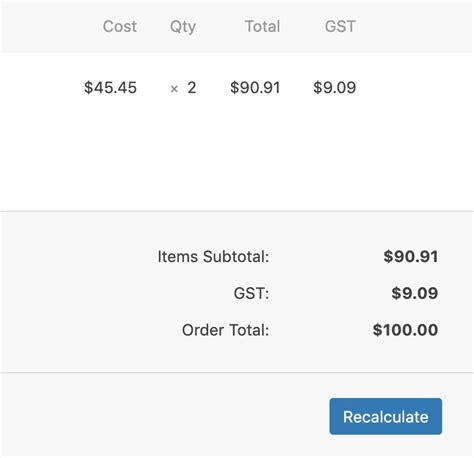 Managing Forms. . Woocommerce calculate tax programmatically